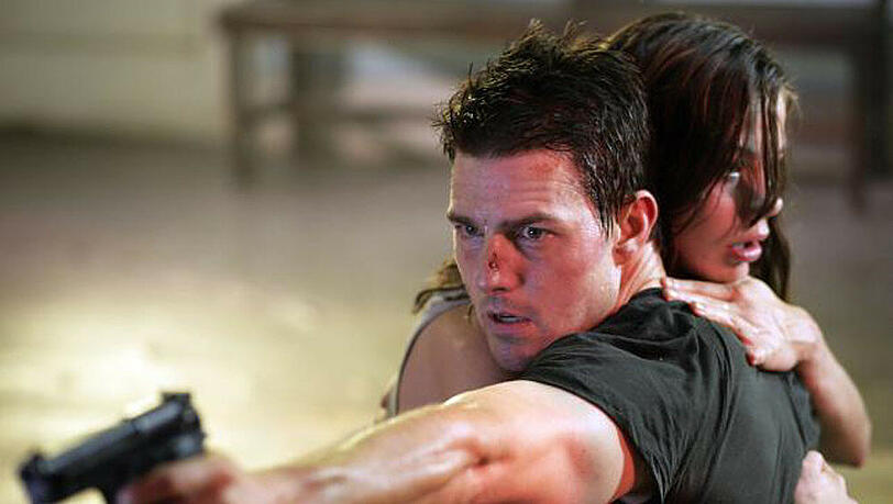 Tom Cruise versucht als Ethan Hunt seine Verlobte zu beschützen Tom Cruise versucht als Ethan Hunt seine Verlobte zu beschützen