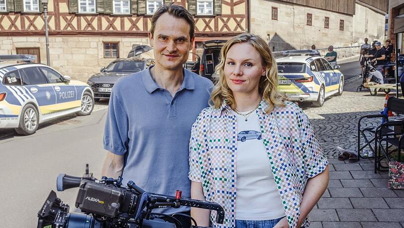 Neuer Franken-Tatort "Gottesgarten": Drehstart für Rosalie Thomass und Fabian Hinrichs.
