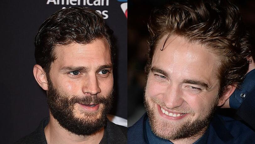 Haben zusammen Spaß: Jamie Dornan (li.) und Robert Pattinson