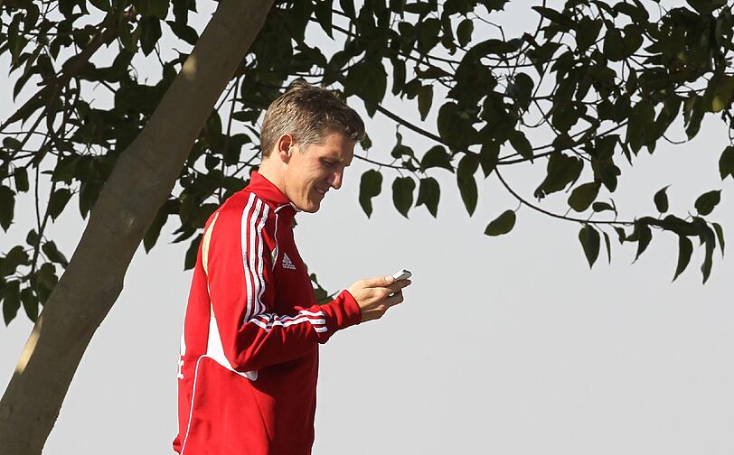 Impressionen aus dem Bayern-Trainingslager in Doha.