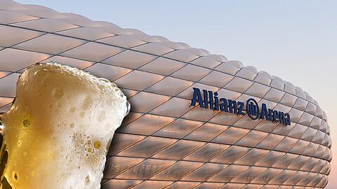 Für Verpflegung während des Spiels legen Besucher der Allianz Arena im Liga-Ranking am meisten Geld auf den Tisch.
