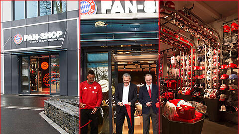 Der neugestaltete Fan-Shop in der Säbenerstraße wurde am Dienstag offiziell eröffnet. Die Bilder!