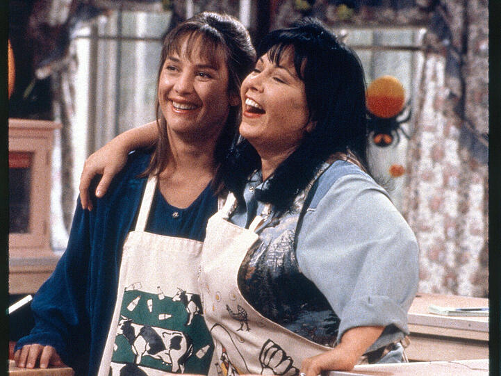 Ein Herz und eine Seele: Die beiden Schwestern Jackie (li.) und Roseanne