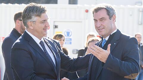 Markus Söder reist zu einem Treffen mit Kroatiens Premier nach Zagreb. (Archivbild) Markus Söder reist zu einem Treffen mit Kroatiens Premier nach Zagreb. (Archivbild)