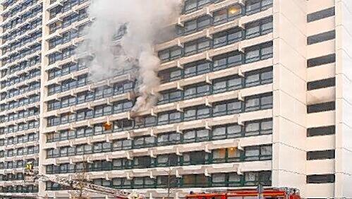 Einsatz in der Studentenstadt: Die Feuerwehr musste löschen. Einsatz in der Studentenstadt: Die Feuerwehr musste löschen.
