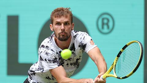 Verpasste in Halle das Halbfinale: Oscar Otte.