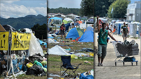 Die letzten Besucher packen ihre Sachen. Die Bilder vom Festivalgelände nach fünf Tagen Chiemsee Summer.