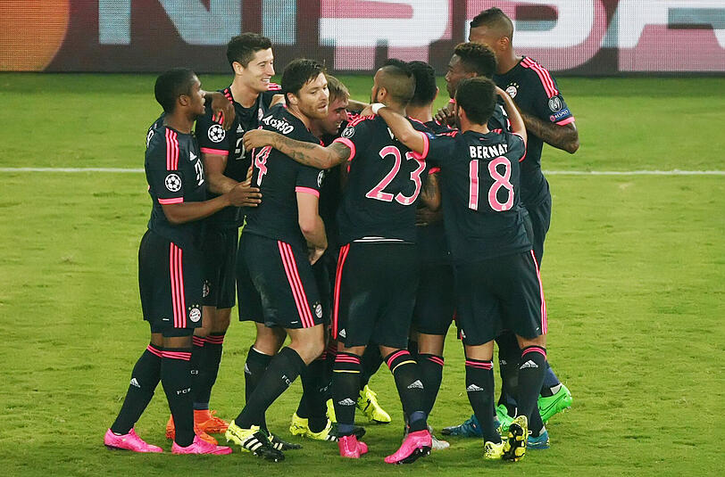 Lewandowski, die Zweite: In Mainz traf der 27-Jährige beim 3:0-Sieg der Bayern doppelt. Zur Halbzeit blieben die Roten noch torlos, drehten wie so häufig erst zur zweiten Hälfte auf.