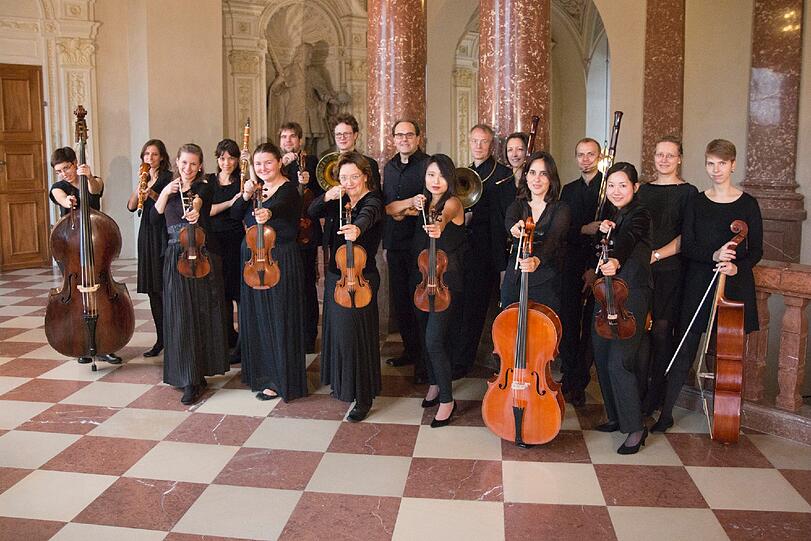 Das Orginalklangorchester Accademia di Monaco.