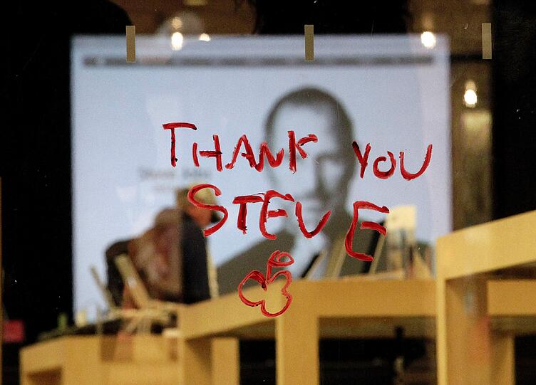 Bilder: So trauert die Welt um Visionär Steve Jobs