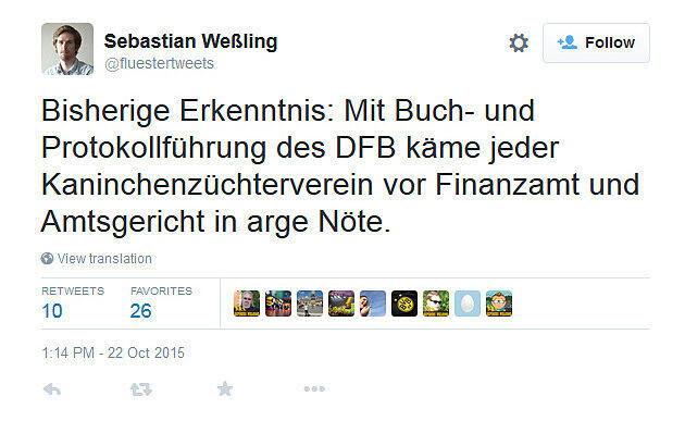 Böser Twitter-Spott nach Niersbachs "Aufklärungs-Konferenz".