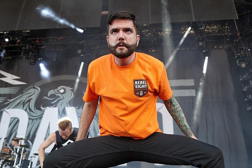 Auch die US-amerikanischen Hardcore-Band "A day to remember" waren in diesem Jahr beim "Rock am Ring" am Start.
