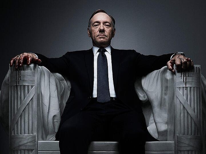 Politiker Francis Underwood (Kevin Spacey) strebt nach Macht - mit allen Mitteln