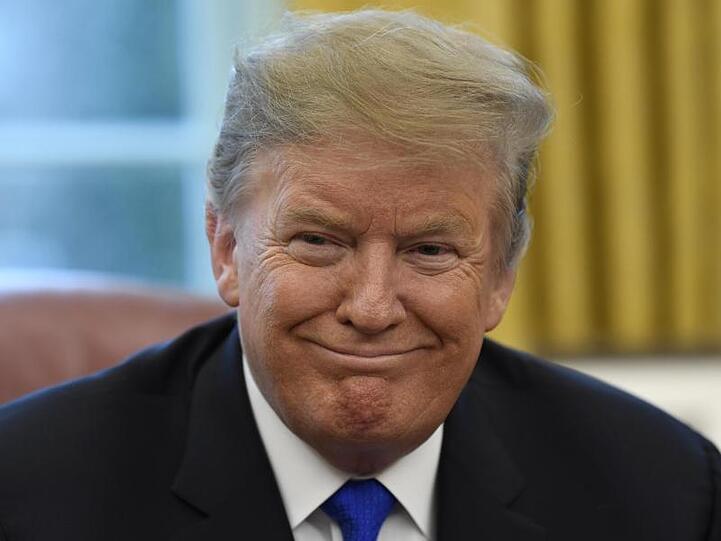 Donald Trump sieht sich durch den Mueller-Bericht von allen Vorwürfen entlastet.
