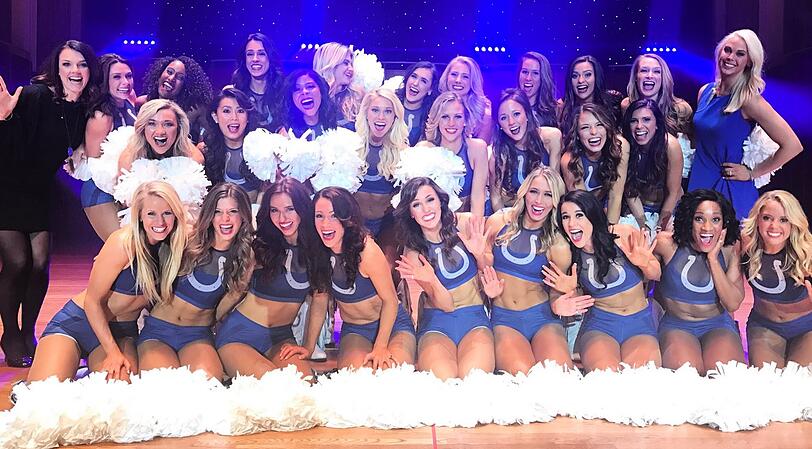 Seit 1984 gibt es die Cheerleader der Indianapolis Colts.