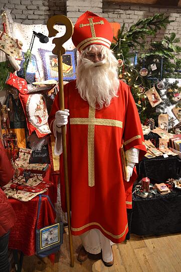 Zu den braven Kindern kommt auch der Nikolaus.