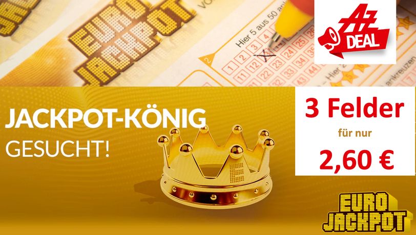 Millionär werden! Eurojackpot bei Lotto24 online spielen. Exklusiver Deal von FOCUS Online.