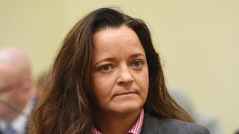 Die damals als Mittäterin bei den Verbrechen der NSU angeklagte Beate Zschäpe.