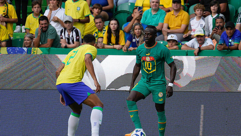 Läuft doch – oder wieder. Sadio Mané steuerte einen Doppelpack zu Senegals 4:2-Sieg über Brasilien bei. Läuft doch – oder wieder. Sadio Mané steuerte einen Doppelpack zu Senegals 4:2-Sieg über Brasilien bei.
