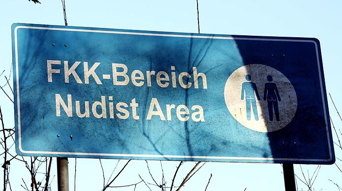 Im Sommer wieder: Hier beginnt der FKK-Bereich am Feringasee.