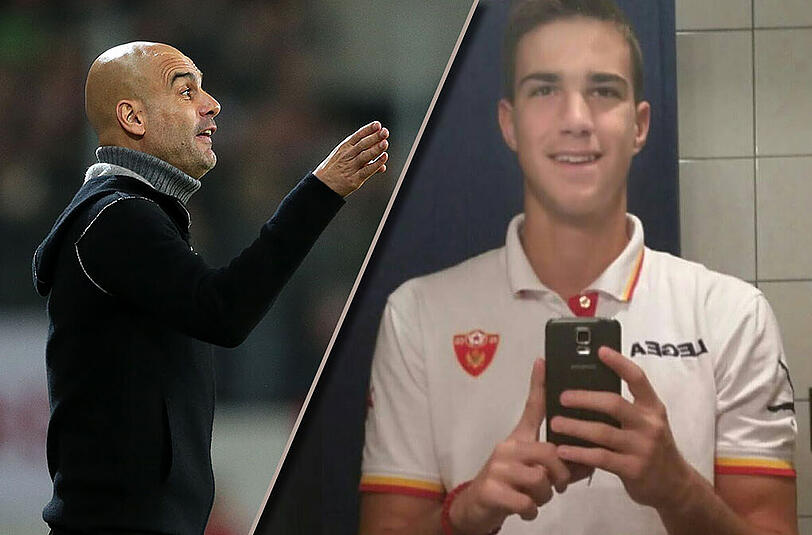 Pep Guardiola testet den jungen Keeper Lazar Carevic
