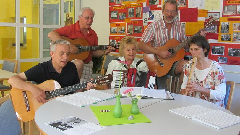Musikalisch: das ASZ im Viertel hat auch eine Musikgruppe.