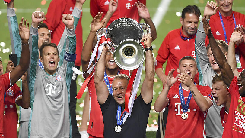Titel für die Ewigkeit: Hansi Flick gewinnt mit den Bayern in Lissabon die Champions League. Titel für die Ewigkeit: Hansi Flick gewinnt mit den Bayern in Lissabon die Champions League.