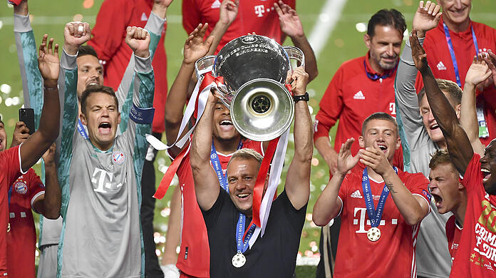 Titel für die Ewigkeit: Hansi Flick gewinnt mit den Bayern in Lissabon die Champions League.