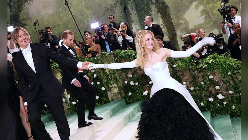 Nicole Kidman bei der Met Gala 2024 - damals noch in Begleitung von Ex-Ehemann Keith Urban.
