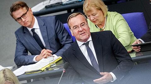 Verteidigungsminister Pistorius sagt im Bundestag: Moskau testet unsere Reaktion. (Archivbild)