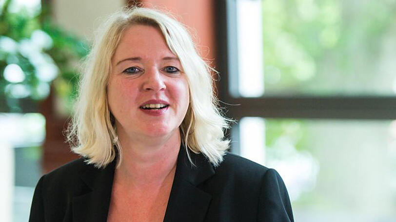 Andrea Kocsis, stellvertretende Bundesvorsitzende der Gewerkschaft Verdi.