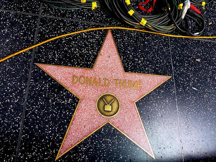 Donald Trumps Stern auf dem Hollywood Walk of Fame.
