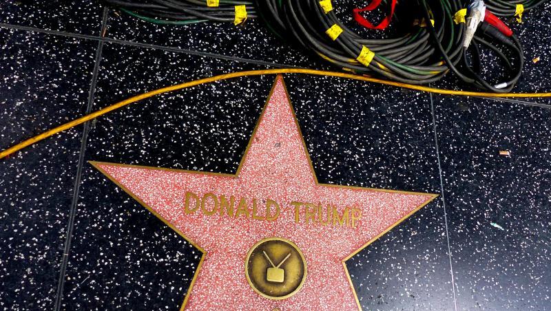 Donald Trumps Stern auf dem Hollywood Walk of Fame.
