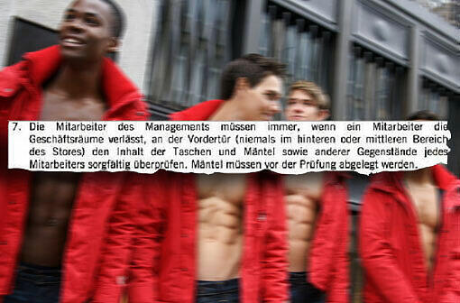 Lesen Sie hier die geheimen Regeln bei Abercrombie and Fitch. Einfach weiterklicken...