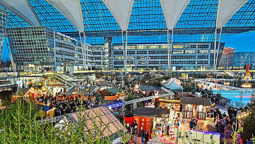 Wintermarkt Flughafen München 2018 Parken www.abendzeitung-muenchen.de