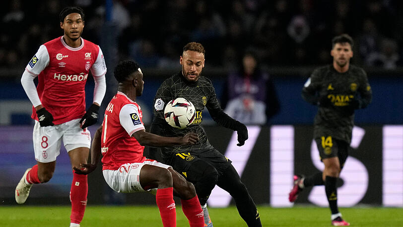 PSG-Superstar Neymar erzielte gegen Reims das einzige Pariser Tor.