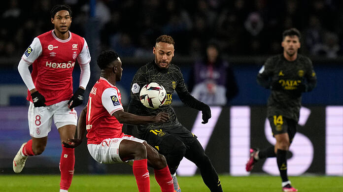 PSG-Superstar Neymar erzielte gegen Reims das einzige Pariser Tor.