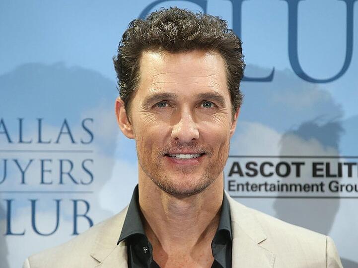 Schauspieler Matthew McConaughey beim Fotocall zu Dallas Buyers Club im Hotel Adlon am 31. Januar 2014 in Berlin