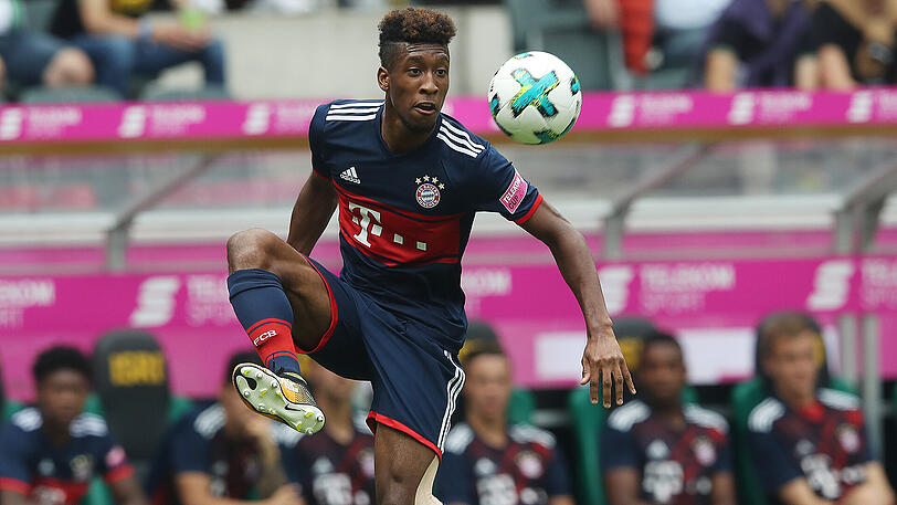Kingsley Coman spielte als 16-Jähriger erstmals für Paris St. Germain in der französischen Ligue 1.