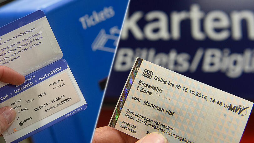 Sowohl Zeitkarten (li.) als auch Zonentickets werden teurer. Durchschnittlich um 1,9 Prozent. Sowohl Zeitkarten (li.) als auch Zonentickets werden teurer. Durchschnittlich um 1,9 Prozent.