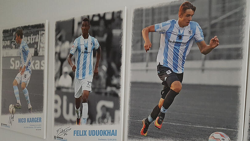 Sind durch die Talentschmiede des TSV 1860 gegangen: Nico Karger (li.), Felix Uduokhai (mi.) und Florian Neuhaus (re.). Sind durch die Talentschmiede des TSV 1860 gegangen: Nico Karger (li.), Felix Uduokhai (mi.) und Florian Neuhaus (re.).
