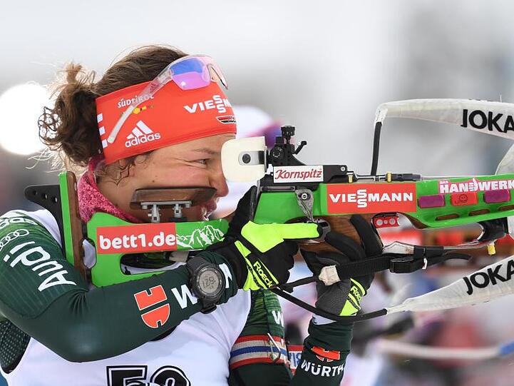Laura Dahlmeier hofft bei der Biathlon-WM auf eine weitere Medaille.
