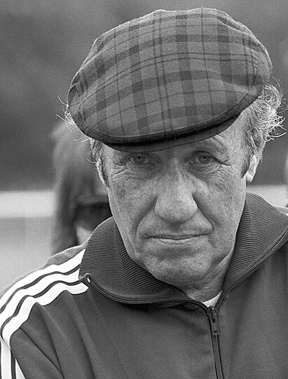 29. Mai 1974: Die deutsche Nationalmannschaft bereitet sich in der Sportschule in Malente auf die WM im eigenen Land vor.
