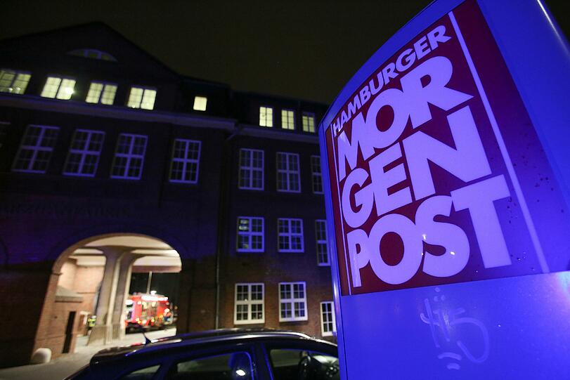 Auf das Archiv der "Hamburger Morgenpost" ist in der Nacht zum Sonntag ein Brandanschlag verübt worden.