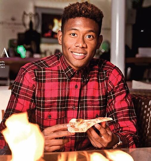 Pizza Margherita: David Alaba mag's klassisch.