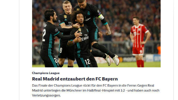 Ähnlich titelt Süddeutsche.de