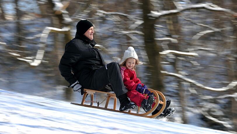 Die Schlittenfahrt endet am Baum: Der Alptraum eines jeden Freizeitrodlers. (Symbolbild) Die Schlittenfahrt endet am Baum: Der Alptraum eines jeden Freizeitrodlers. (Symbolbild)