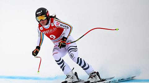 Kira Weidle in Aktion.