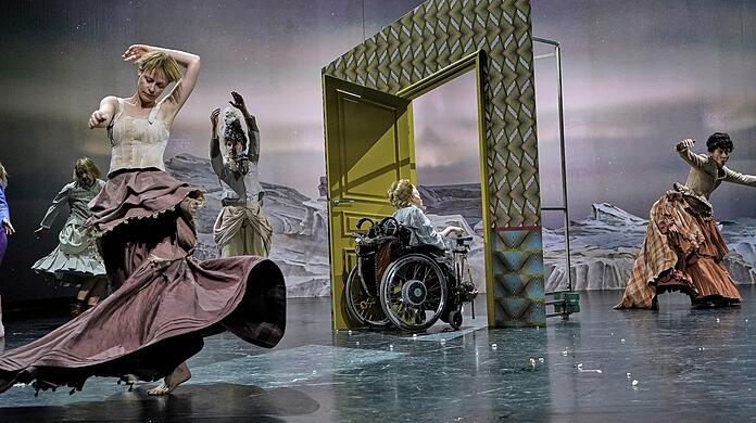 André Benndorff, Katharina Marie Schubert, Nicola Fritzen, Lucy Wilke und Jelena Kulic in "Hungry Ghosts".