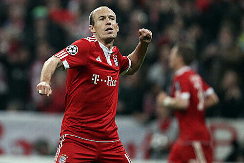 Arjen Robben beim Torjubel